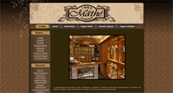 Desktop Screenshot of matheekszer.hu
